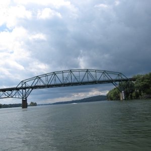 HWY 109 bridge...the beginning of the scenic route up river