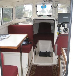 Media 'View forward from cockpit, still smells new inside.' in album 'Jim's Dorie comes to NineVista and begins the transformation to Sleepy C'