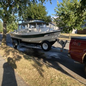 Getting ready for the first trip with the new name decals