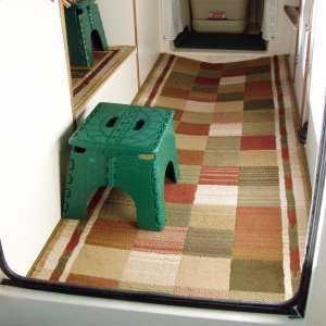 Foot Rests Approx. Same Height as Dinette and Helm Floor