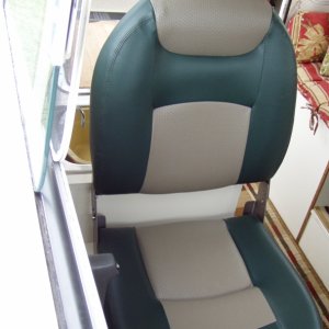 Media 'New (Highback) Helm Seat: Folds Flat' in album 'New Portside Sofa Through Helm Window'