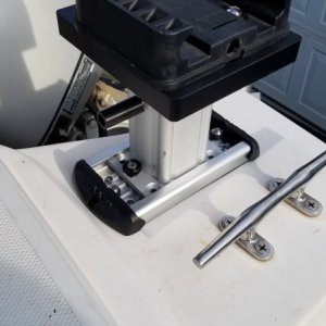 Downrigger mount cleat clearance 2