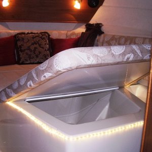 vee berth storage