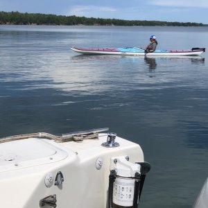 After picnic lunch, we launch into Big Bay