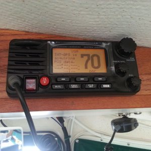Installation of my new Standard Horizon AIS Radio