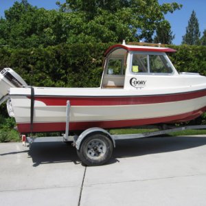 1990 16ft angler project boat