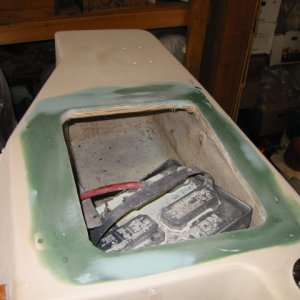 in-process of sanding and fitting