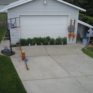 shouldve been the power mover, but momma closed the garage and put her tomatoes there to protect them from a weather front going by