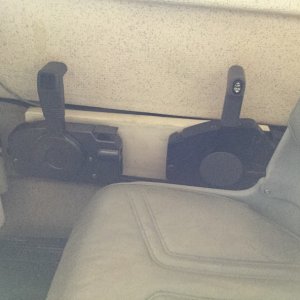 Kicker controls ahead of main control