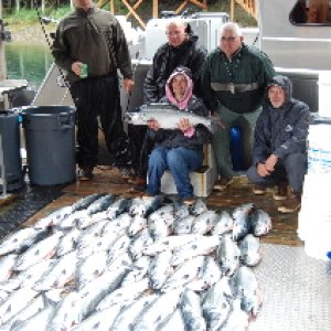 30 silvers & back to the dock by 12:00 & then out for a round of Lings and things