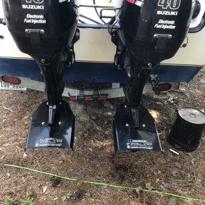 Love those twin Suzuki\'s with Permatrim\'s