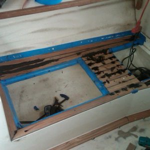 port flooring epoxied