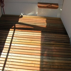 New Cockpit deck and step