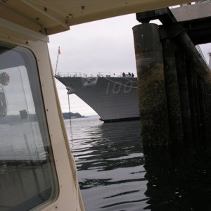 Leaving under escort
