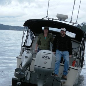Overloaded to Starboard with all those poached shrimp !