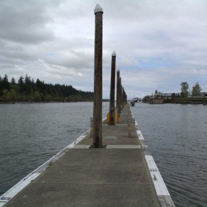Only boat on the dock