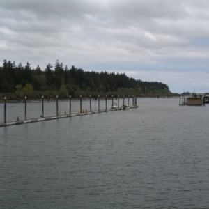 Visitor dock at LaConner marina.