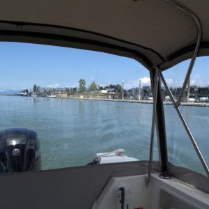 Leaving LaConner in the early afternoon