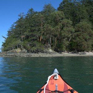 A nice day for a paddle. 2019 marks the 15th season on the Advanced Elements inflatable kayak.