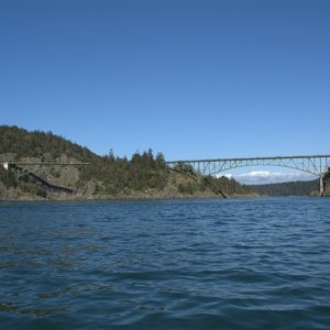 Cant really tell from out here but it was a busy day at Deception Pass park with 100s of people on the beach.