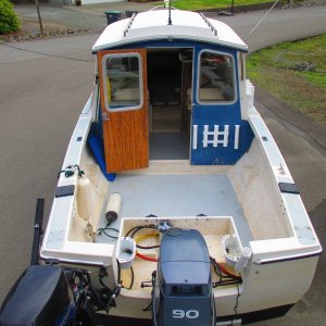 Lots of space in cockpit