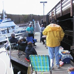 Media 'Dock party -' in album 'Our boat in sunshine -'