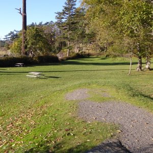 Public park on the waterfront