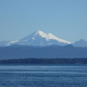 Mount Baker all the way across the sky