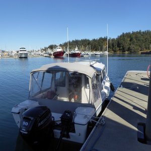 Topped off the tanks at Cap Sante. 15 gal total on this trip.