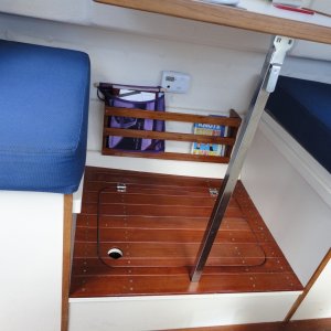 Dinette Floor & Storage Rack