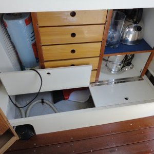 Storage under floor