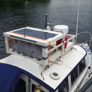The inflatable kayak stow underneath with room to spare.