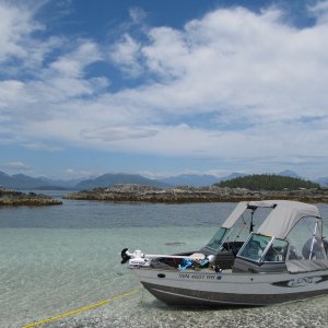 Our Impact 1675 Sport (nice boat for this trip)