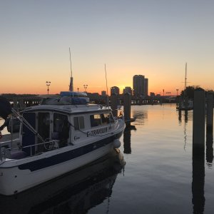 Jacksonville Sunset from the Metropolitan Marina