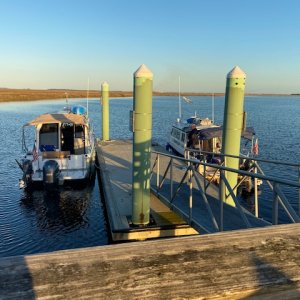 CTraveler and Mystery Girl on the St Marys town dock