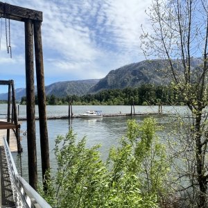 The Beacon Rock State Park docks