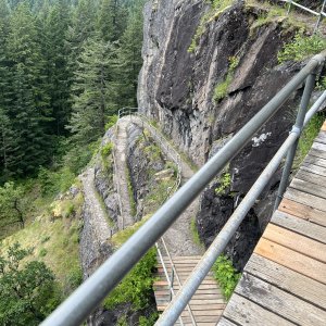 The Beacon Rock path way.