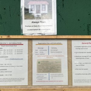 Mooring regulations at Reid Harbor