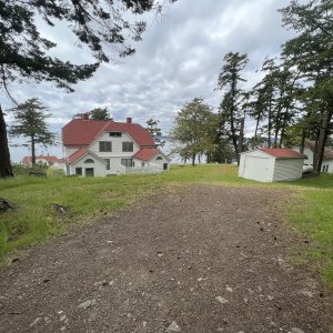 Turn Point Light Station view as you first come upon it via the trail
