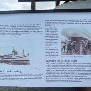 Sally J at Lopez Village Museum