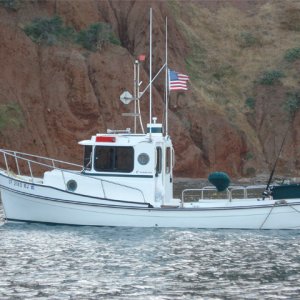 Media 'Our mooring at the Isthmas.' in album 'The Isthmas at Catalina Island.'