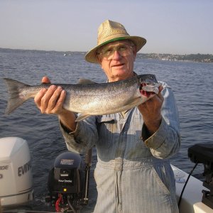 Aug 3, 2006 Jim's sockeye salmon from the Bill Gates hole