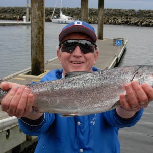 Jim & his Easter minnow 4/8/2007 S-t-r-e-t-c-h