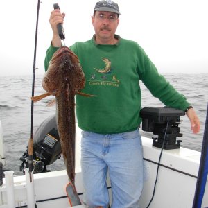 Mike with 18lb Ling Cod, Barkley Sound BC- Beale Pt