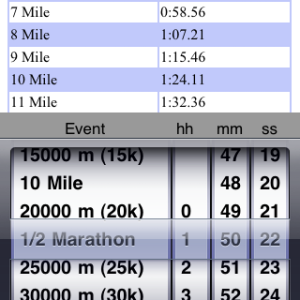 iRunFastPace could estimate this...if a fish goes 50 miles in 12hr32 min, what time did it come through mile markers??