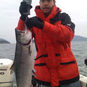 Anacortes Derby 2010, Mike brought in this 13.5 lb blackmouth
