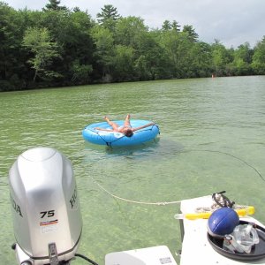 Media 'Relaxing in Braun Bay. 8/7/11' in album 'Braun Bay/Lake Winnipesaukee, NH  8/7/11'