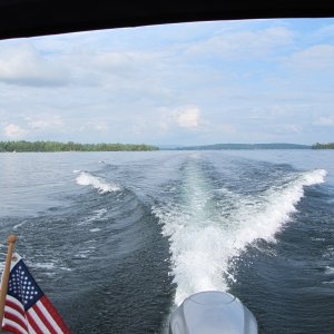 Leaving Braun Bay. 8/7/11