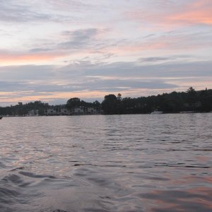 Media 'Leaving Merideth Bay/public docks after dinner.' in album 'Braun Bay/Lake Winnipesaukee, NH  8/7/11'