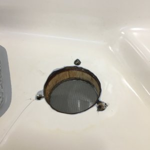 Fill fitting removed.